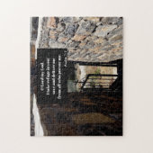 Psalm 7:1 God is mijn toevlucht Bijbelvers Legpuzzel (Verticaal)