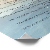 Psalm 81, hardop naar God onze kracht Poster (Hoek)