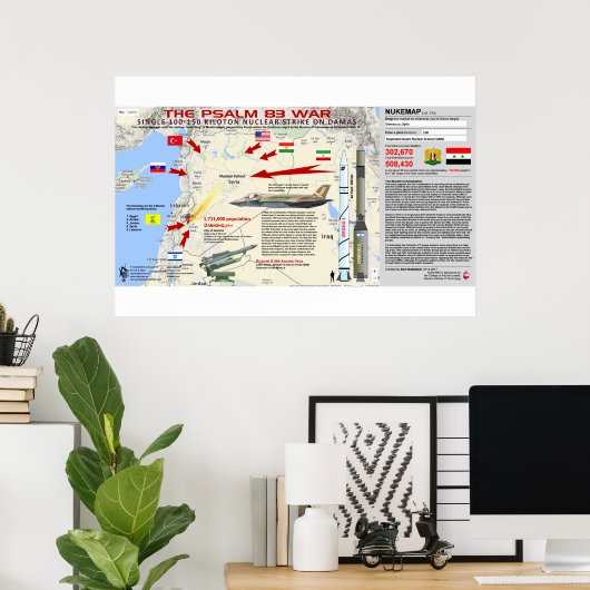 Psalm 83 Oorlog 2 Poster (Thuiskantoor)