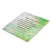 Psalm 84:10 Beter is een dag in uw rechtbanken Tegeltje (Zijkant)