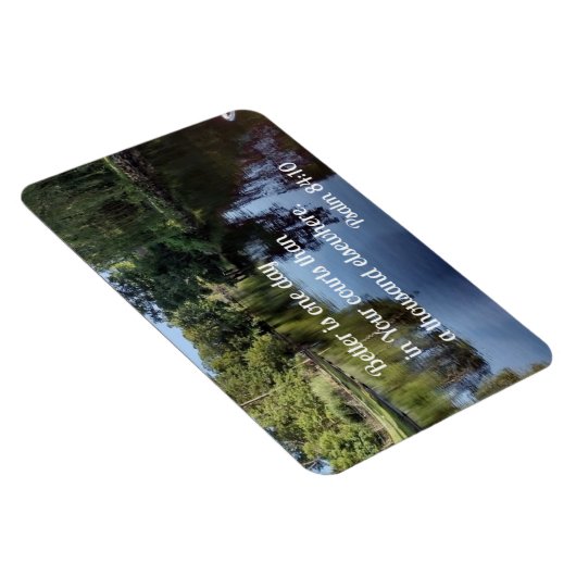 Psalm 84:10 Beter is één dag in uw voorhoven Magneet (Rechterzijde)