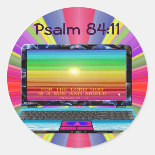 Psalm 84:11 stickers (Voorkant)