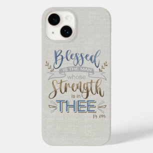 Psalm 84:5 - Gezegend is de Man Case-Mate iPhone 14 Hoesje