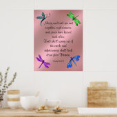 psalm 85:10-11 poster (Keuken)