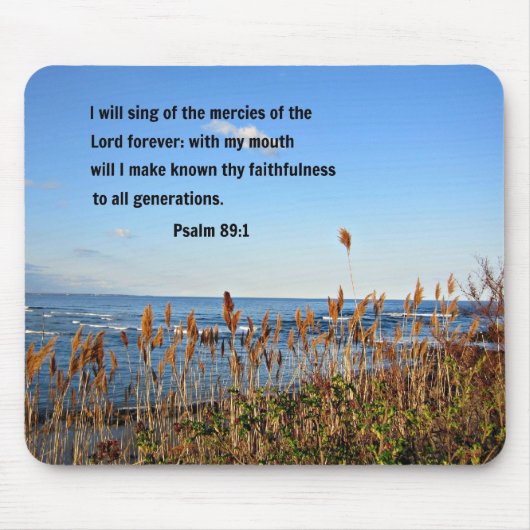 Psalm 89:1 muismat (Voorkant)