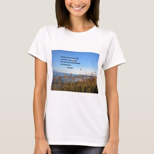 Psalm 89:1 t-shirt (Voorkant)