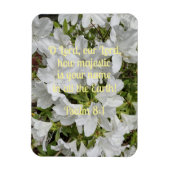 Psalm 8:1 O Heer, onze Heer, hoe majestueus is Magneet (Verticaal)