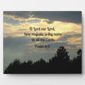 psalm 8:9 fotoplaat (Voorkant)