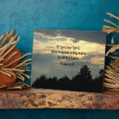 psalm 8:9 fotoplaat (Zijkant)