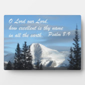 psalm 8:9 fotoplaat (voorkant)