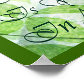 Psalm 8:9 Hoe groot is Jouw naam? Poster (Hoek)