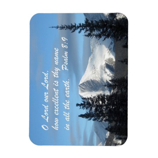 psalm 8:9 magneet (Verticaal)