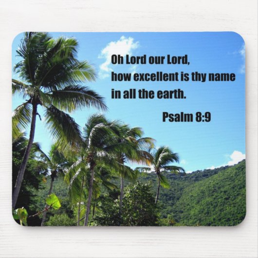 psalm 8:9 muismat (Voorkant)