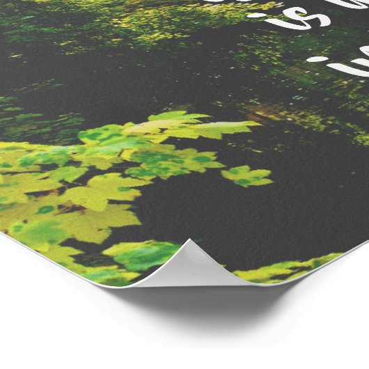 Psalm 8:9O Lord, Hoe Majestic is Jouw naam Poster (Hoek)