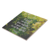 Psalm 8:9O Lord, Hoe Majestic is Jouw naam Tegeltje (Zijkant)