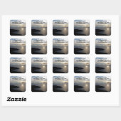 Psalm 8 Majestic Name Bible Verse Vierkante Sticker (Vel)