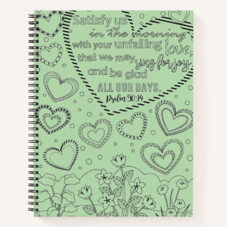 Psalm 90:14 notitieboek