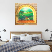 Psalm 90:16 canvas afdruk (Insitu (Slaapkamer))