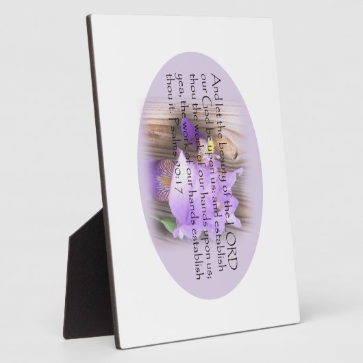 Psalm 90:17 KJV Bijbelvers Fotoplaat (Zijkant)