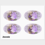 Psalm 90:17 KJV Bijbelvers Ovale Sticker (Vel)