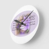 Psalm 90:17 KJV Bijbelvers Ronde Klok (Hoek)