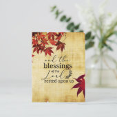 PSALM 90:17 Verlichtingen van de Heer op ons geric Briefkaart (Staand voorkant)