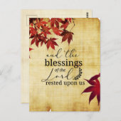 PSALM 90:17 Verlichtingen van de Heer op ons geric Briefkaart (Voorkant / Achterkant)