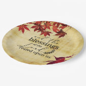 PSALM 90:17 Verlichtingen van de Heer op ons geric Papieren Bordje (Gekanteld)