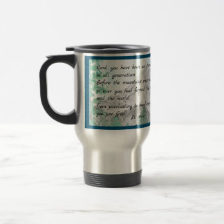 Psalm 90 Waterverf Mountain Travel Mug Reisbeker
