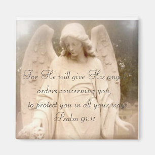 Psalm 91:11 Angels Magneet