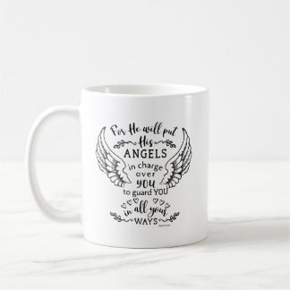 Psalm 91:11 Bijbelscript Verse Angels Guard Koffiemok