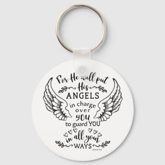 Psalm 91:11 Bijbelscript Verse Angels Guard Sleutelhanger