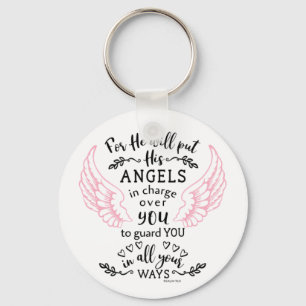 Psalm 91:11 Bijbelscript Verse Angels Guard Sleutelhanger