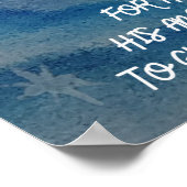 Psalm 91:11 Hij zal zijn Angels leiden Poster (Hoek)