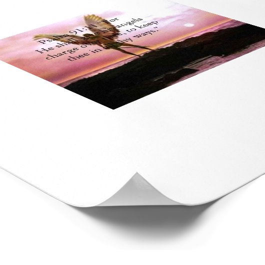 Psalm 91:11... poster (Hoek)