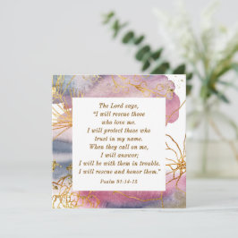 Psalm 91:14-15: Ik zal de Kaart van de Bijbel redd