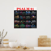 Psalm 91:1-16 poster (Keuken)