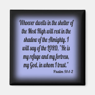 psalm 91:1-2 magneet
