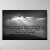 psalm 91: 1,2 poster (Voorkant)