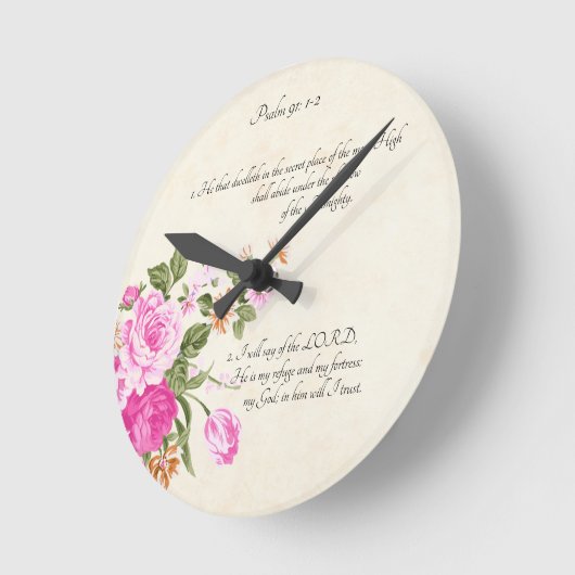 psalm 91:1-2 ronde klok (Hoek)