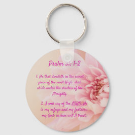 psalm 91:1-2 sleutelhanger