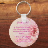 psalm 91:1-2 sleutelhanger (Voorkant)