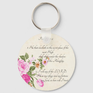 psalm 91:1-2 sleutelhanger