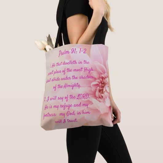 psalm 91:1-2 tote bag (Dichtbij)