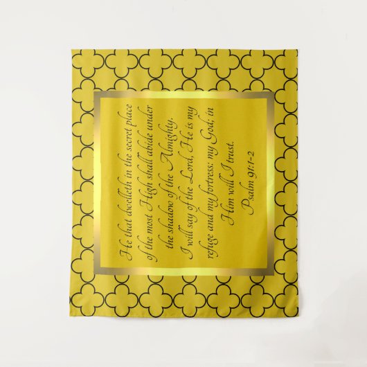 psalm 91:1-2 wandkleed (Voorkant)