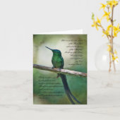 Psalm 91:1-4 Inspirerend Kaart (Gele Bloem)