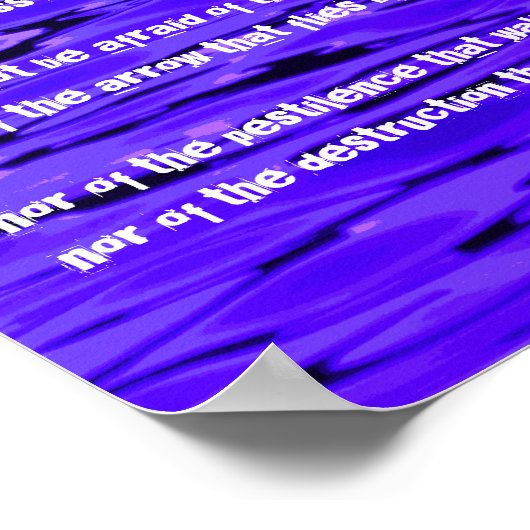 Psalm 91:1-6 Goede woorden Poster (Hoek)