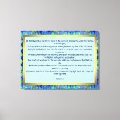 Psalm 91:1-7 canvas afdruk (Voorkant)