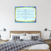 Psalm 91:1-7 canvas afdruk (Insitu (Slaapkamer))