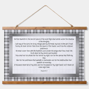 Psalm 91:1-7 hangend wandkleed